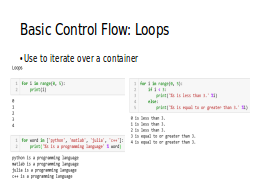 Basic Control Flow: Loops