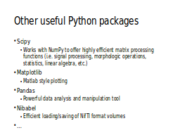 Other useful Python packages